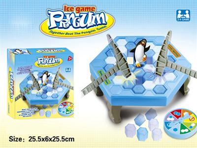 Penguin ice-cutting