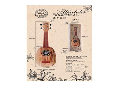 21 inch pineapple shaped ukulele (imitation spruce)