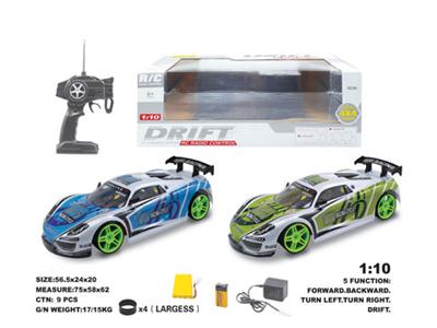 1:10 Four-Drive Drift remote Control vehicle (Power package)