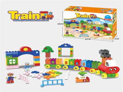 Big particle joy train 92PCS