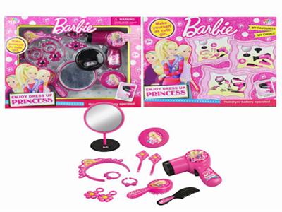Barbie Barbie Series Electric blowing Tube Jewelry set