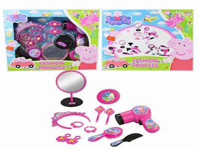 Peppa pig Pig Paige Series Electric drier Jewelry Tube set