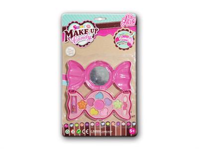A layer of candy cosmetics