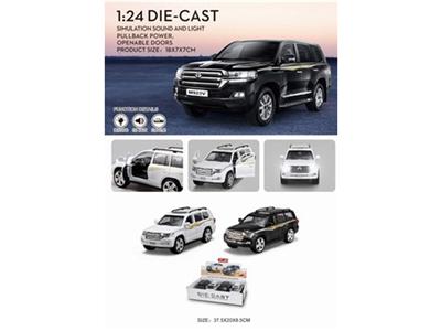 17 Toyota 1:24 alloy car models