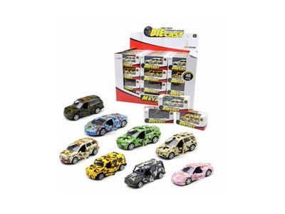 1:64 alloy car camouflage