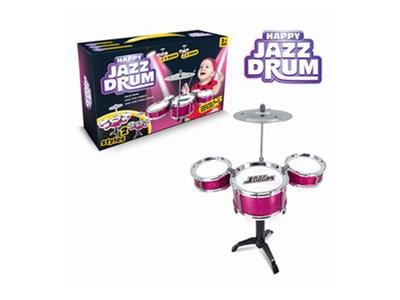 Happy jazz drum (female)