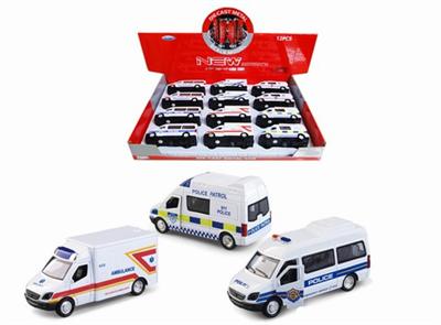 1:38 fire / police car / ambulance