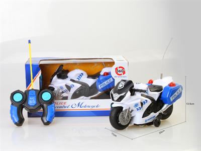 Remote control rotating motorcycle