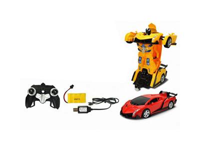 1:16 one-touch deformation remote control car 2.4G Lamborghini Poison