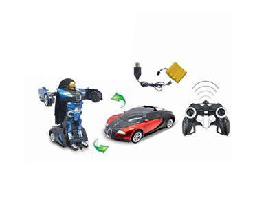 1:16 one-touch deformation remote control car 2.4G Bugatti