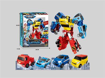 Four in one deformation robot