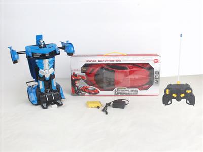 1:14 Chevrolet/lamborghini five-way remote-controlled transfiguration car man