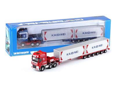 1:50Heavy duty retractable flat transporter