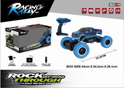 1:14 2.4G four-wheel drive vehicle climbing (with charge)