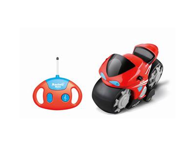 Cartoon remote control motorcycle (two-way light music)