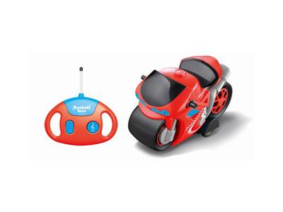 Cartoon remote control motorcycle (two-way light music)