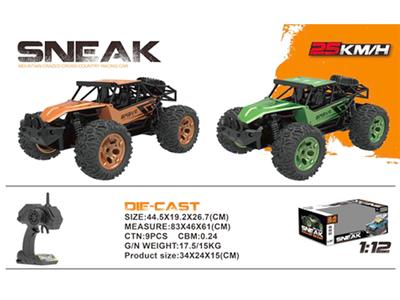 1:12 high speed alloy off-road vehicle