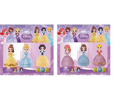 7.5CM Princess surprise ball lighting + three inch Princess