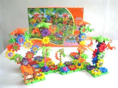 Evergreen electric Forest Park building blocks (117PCS)