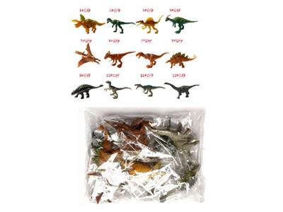 3.5 inch Jurassic dinosaur single doll OPP bagged 12 large bags (1 models)