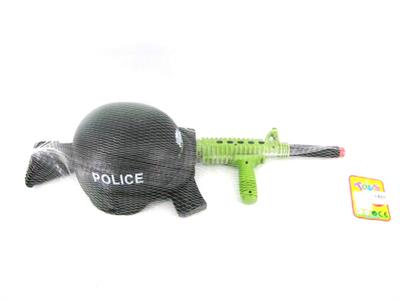 Flash Flint Drum Gun + Police Cap