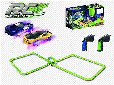 1:64 track box with luminous car (54PCS)