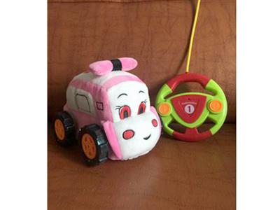 Cartoon fabric remote control car (2 links)