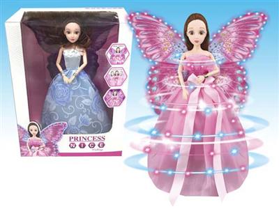 Electric Light Music Colorful Colored Wings 3D Eye Barbie