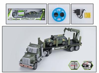 Remote control four-way jeep military card