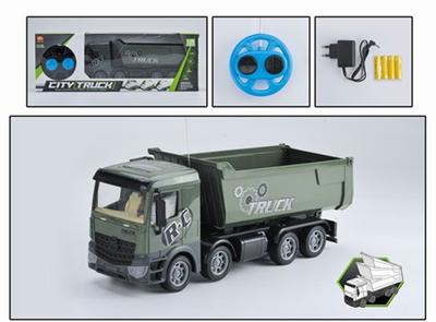 Remote control four-way military big truck