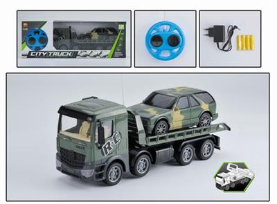 Remote control four-way jeep military card