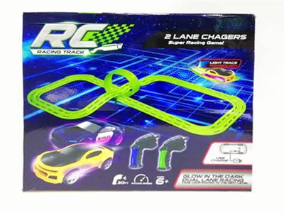 1:64 track box with luminous car (40PCS)