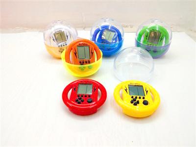 Steering wheel type game machine + eggshell