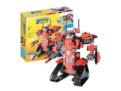 Small particle assembly remote control building block robot