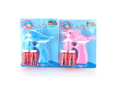 Shark light music automatic bubble gun