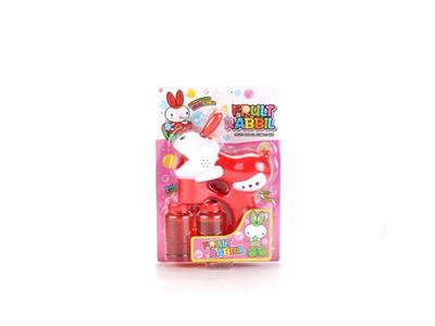 Big rabbit light music automatic bubble gun 