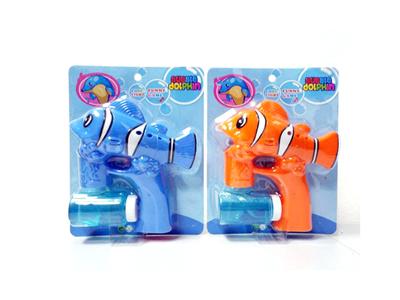 Clown fish light music bubble gun