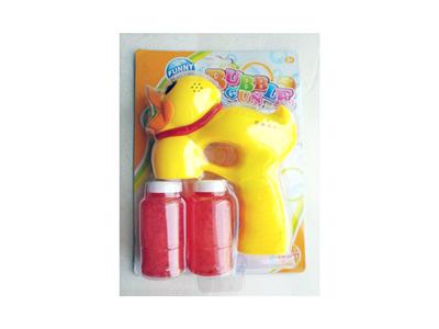 Little yellow duck light music bubble gun