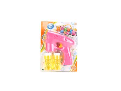 Solid color music light automatic bubble gun