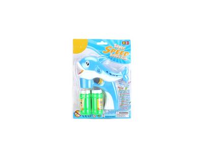 Solid color light automatic bubble gun