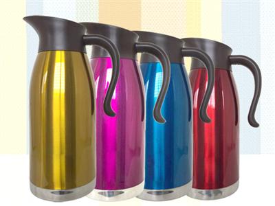 2.6L stainless steel vacuum insulation kettle with  color