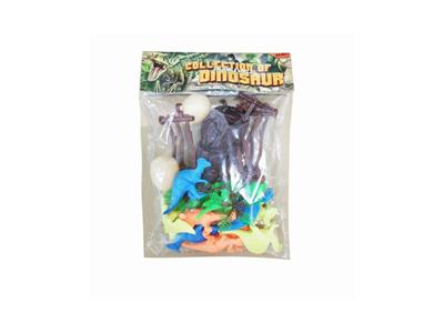 3 inch solid dinosaur suit paradise set