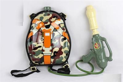 Camouflage backpack water gun