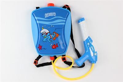 The Smurfs backpack squirt gun