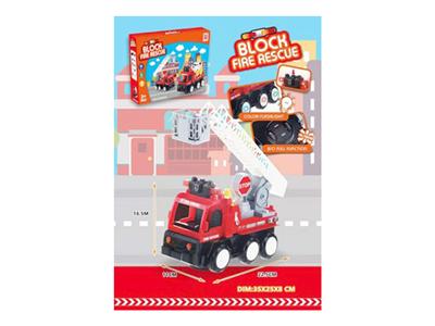 Fire ladder building block electric car