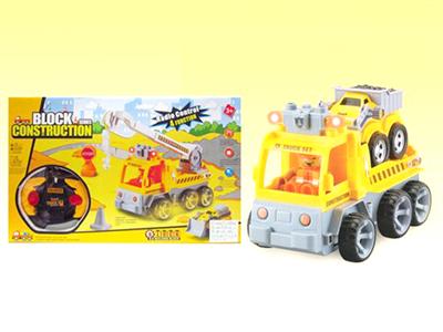 Engineering building block remote control car (four links)
