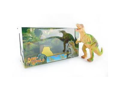 Transparent spray paint electric dinosaur