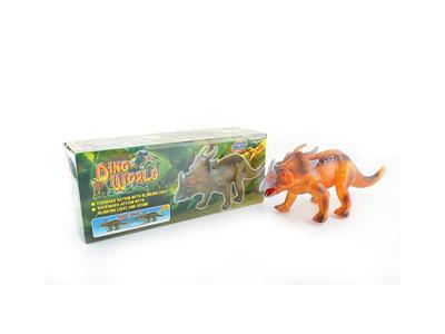 Transparent spray paint electric dinosaur