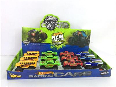 12/box mixed double inertia alloy off-road vehicle