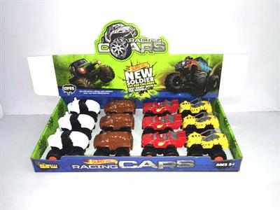 12/box mixed double inertia alloy off-road vehicle